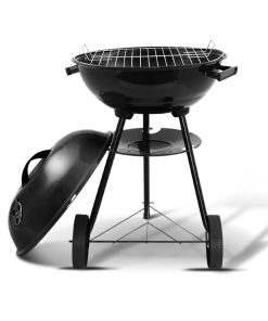 Grillz Charcoal BBQ Smoker Drill Outdoor Camping Patio Barbeque Steel Oven