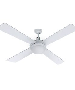 Devanti 52'' Ceiling Fan w/Light w/Remote Timer - White